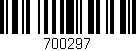 Código de barras (EAN, GTIN, SKU, ISBN): '700297'