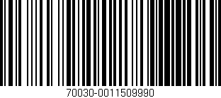 Código de barras (EAN, GTIN, SKU, ISBN): '70030-0011509990'