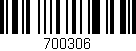 Código de barras (EAN, GTIN, SKU, ISBN): '700306'
