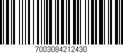 Código de barras (EAN, GTIN, SKU, ISBN): '7003084212430'