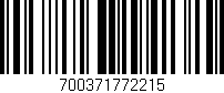 Código de barras (EAN, GTIN, SKU, ISBN): '700371772215'