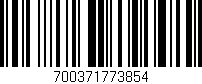 Código de barras (EAN, GTIN, SKU, ISBN): '700371773854'