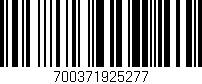 Código de barras (EAN, GTIN, SKU, ISBN): '700371925277'