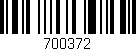 Código de barras (EAN, GTIN, SKU, ISBN): '700372'