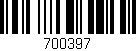Código de barras (EAN, GTIN, SKU, ISBN): '700397'