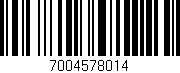 Código de barras (EAN, GTIN, SKU, ISBN): '7004578014'