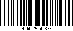Código de barras (EAN, GTIN, SKU, ISBN): '7004875347676'