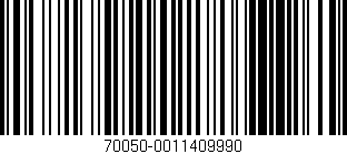Código de barras (EAN, GTIN, SKU, ISBN): '70050-0011409990'