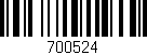 Código de barras (EAN, GTIN, SKU, ISBN): '700524'
