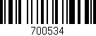 Código de barras (EAN, GTIN, SKU, ISBN): '700534'