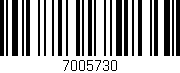 Código de barras (EAN, GTIN, SKU, ISBN): '7005730'