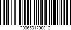 Código de barras (EAN, GTIN, SKU, ISBN): '7006561708013'