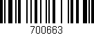 Código de barras (EAN, GTIN, SKU, ISBN): '700663'