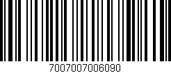 Código de barras (EAN, GTIN, SKU, ISBN): '7007007006090'