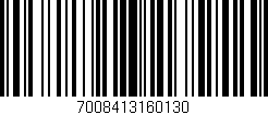 Código de barras (EAN, GTIN, SKU, ISBN): '7008413160130'