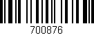 Código de barras (EAN, GTIN, SKU, ISBN): '700876'