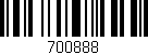 Código de barras (EAN, GTIN, SKU, ISBN): '700888'