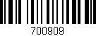 Código de barras (EAN, GTIN, SKU, ISBN): '700909'