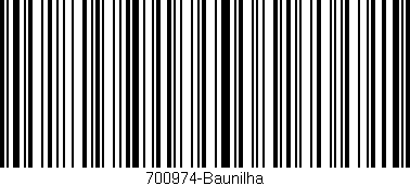 Código de barras (EAN, GTIN, SKU, ISBN): '700974-Baunilha'