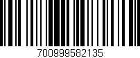 Código de barras (EAN, GTIN, SKU, ISBN): '700999582135'