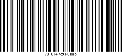 Código de barras (EAN, GTIN, SKU, ISBN): '701014-Azul-Claro'