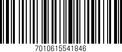 Código de barras (EAN, GTIN, SKU, ISBN): '7010615541846'