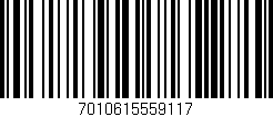 Código de barras (EAN, GTIN, SKU, ISBN): '7010615559117'