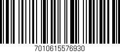 Código de barras (EAN, GTIN, SKU, ISBN): '7010615576930'
