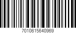 Código de barras (EAN, GTIN, SKU, ISBN): '7010615640969'