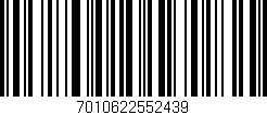 Código de barras (EAN, GTIN, SKU, ISBN): '7010622552439'