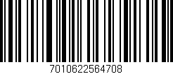 Código de barras (EAN, GTIN, SKU, ISBN): '7010622564708'