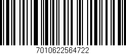 Código de barras (EAN, GTIN, SKU, ISBN): '7010622564722'