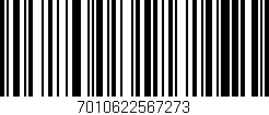 Código de barras (EAN, GTIN, SKU, ISBN): '7010622567273'