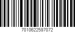 Código de barras (EAN, GTIN, SKU, ISBN): '7010622597072'