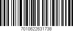 Código de barras (EAN, GTIN, SKU, ISBN): '7010622631738'