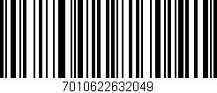 Código de barras (EAN, GTIN, SKU, ISBN): '7010622632049'