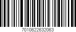 Código de barras (EAN, GTIN, SKU, ISBN): '7010622632063'