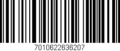 Código de barras (EAN, GTIN, SKU, ISBN): '7010622636207'