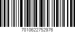 Código de barras (EAN, GTIN, SKU, ISBN): '7010622752976'