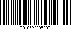 Código de barras (EAN, GTIN, SKU, ISBN): '7010622805733'
