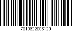 Código de barras (EAN, GTIN, SKU, ISBN): '7010622806129'