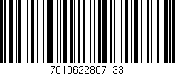Código de barras (EAN, GTIN, SKU, ISBN): '7010622807133'