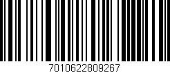 Código de barras (EAN, GTIN, SKU, ISBN): '7010622809267'