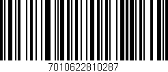 Código de barras (EAN, GTIN, SKU, ISBN): '7010622810287'