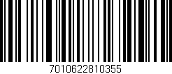 Código de barras (EAN, GTIN, SKU, ISBN): '7010622810355'