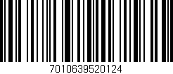 Código de barras (EAN, GTIN, SKU, ISBN): '7010639520124'