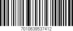 Código de barras (EAN, GTIN, SKU, ISBN): '7010639537412'