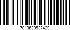 Código de barras (EAN, GTIN, SKU, ISBN): '7010639537429'