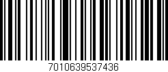 Código de barras (EAN, GTIN, SKU, ISBN): '7010639537436'