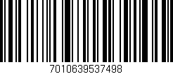 Código de barras (EAN, GTIN, SKU, ISBN): '7010639537498'